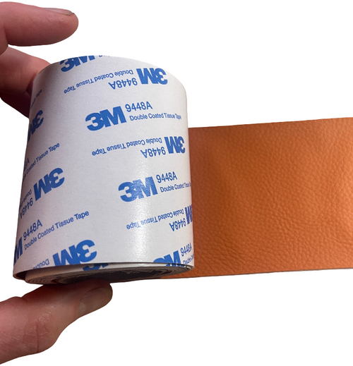 GENUINE 3M Self Adhesive TAN Leather + Vinyl Repair Patch Tape Beige 3x60" 11z