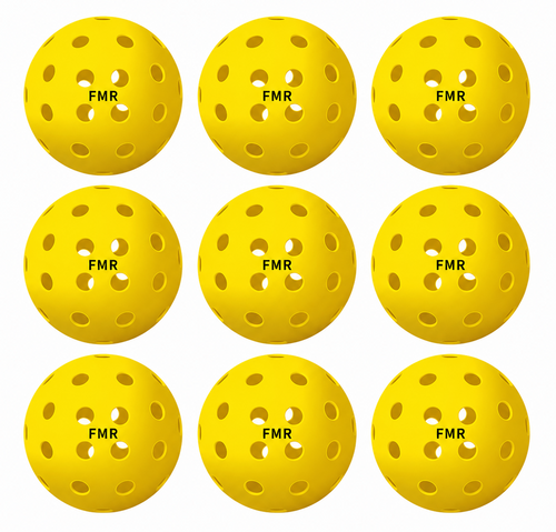 9pk Outdoor Pickleball Balls Set. Standard 40 Holes Ball Meet USAPA Standard 14z