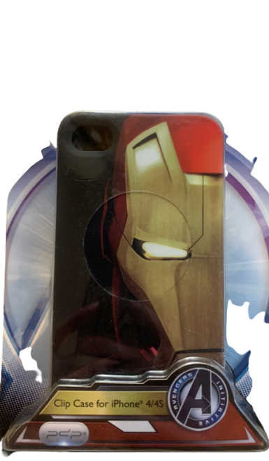 ✅ TWO PACK - phone 4/4s Marvel Iron Man Clip case