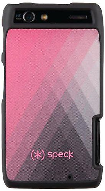 TWO PACK -  Motorola Droid Razr Pink Fitted Speck Phone Case