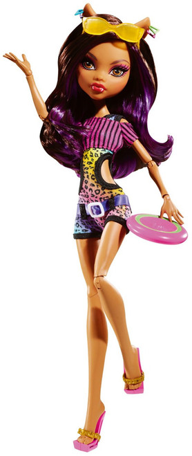 2015 Mattel Monster High Gloom Beach Clawdeen Wolf Doll DCP28 T7992 - New in Box