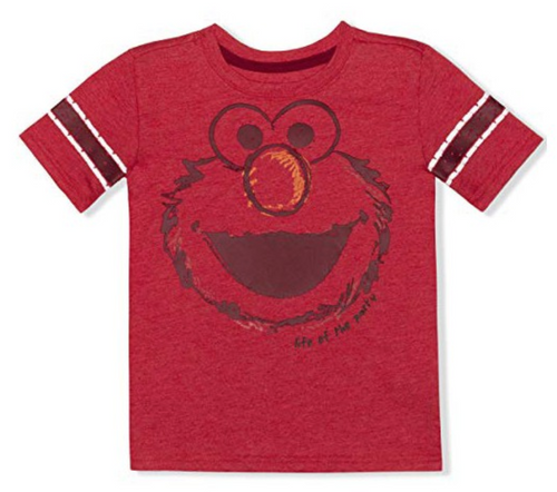 Sesame Street Baby Boys Elmo Short Sleeve Red T-Shirt Life of the Party