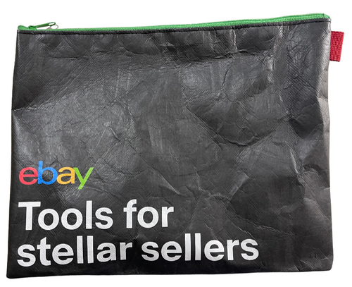 ebay open 2023 exclusive SWAG Leather Look Zippered Pouch - Rare Collectible!