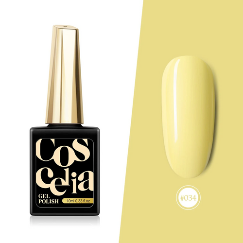 Coscelia Gel Nail Polish 10ml (.33oz) #A32-034 (#34)-Long Lasting Cos Celia 10z