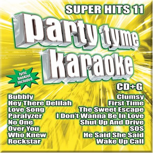 2008 Party Tyme Karaoke Super Hits 11 inc Pink, Maroon 5, Rihanna songs 10z