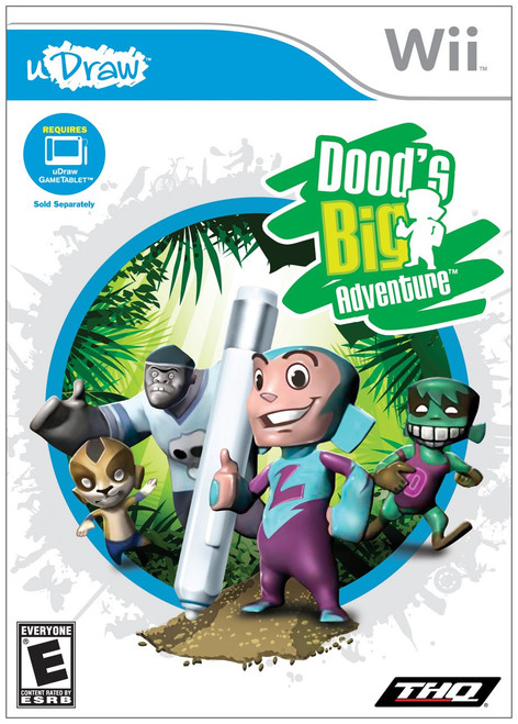 Nintendo Wii:  2010 Udraw Dood's Big Adventure - Brand-New Sealed 9z