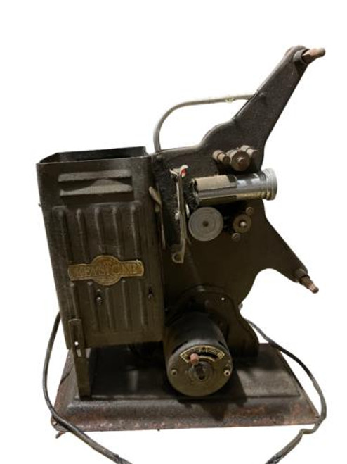 Antique 1938 Keystone E-853 16mm Color Film Projector w/Hand Crank & Motor 75z