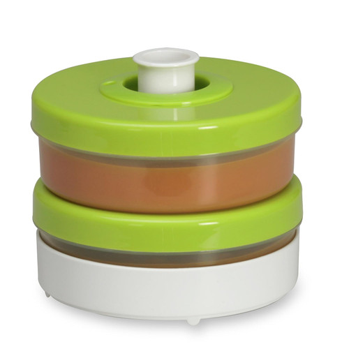 Baby Brezza Food Storage System: Duo in Green inc Instruction Manual BPAFree 13z