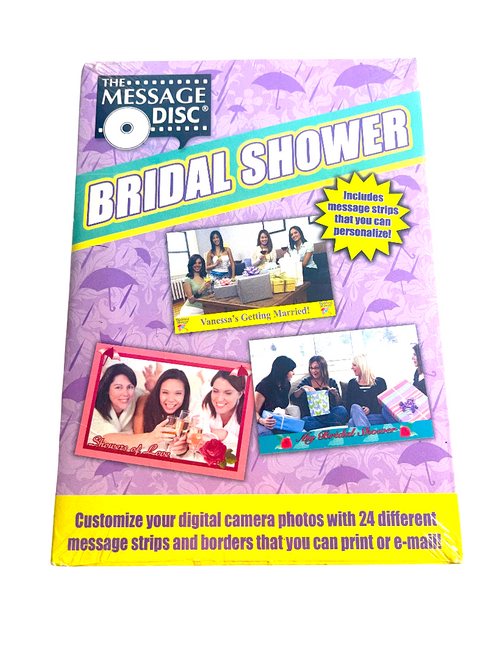 Brand-New Vintage The Message Disc/ Bridal Shower/ Customize Party Photos 13z