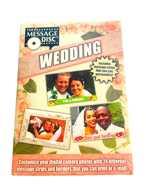 Brand-New Vintage The Message Disc/ WEDDING/ Customize Party Photos 13z