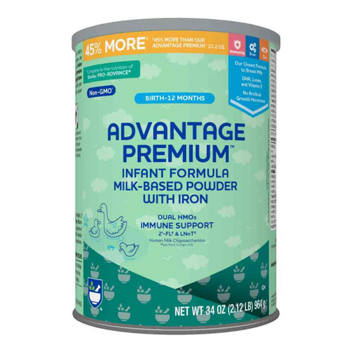 34oz Rite Aid Advantage Premium Infant Formula MilkBased Powder Formula 5/25 23z