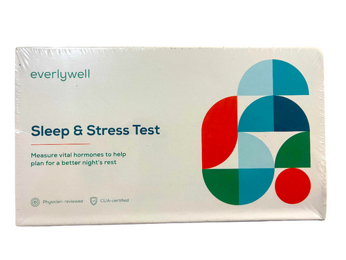 Everlywell Sleep & Stress Test/Measure Vital Hormones for Better Night Rest 13z