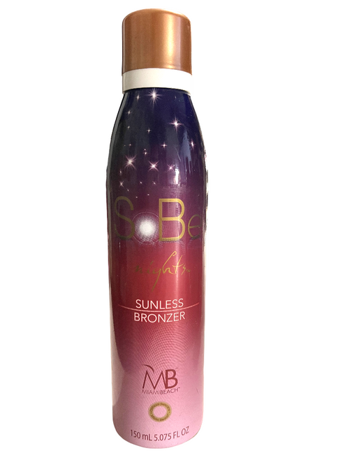 SoBe Nights Instant Color Sunless Bronzer Spray, 5.075 fl oz NC 9z