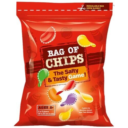 Bag of Chips Card Game, The Salty and Tasty Party Game - COMPLETE SET 9z