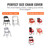 VEVOR IVORY 30PCS Stretch Spandex Folding Chair Covers-Wedding Dining pd 40z