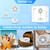 Portable Foldable Retractable Oscillating 9" Fan 7200mah Battery usbC NR pd 20z