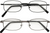 TWO PAIR Foster Grant 1.25 AST Gun Council Model #MY0921 Reading Glasses 10z