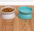 Kitty City Raised Cat Bowls, Small Bowl 2pk (Blue Pastel) for Water and Food 10z