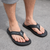 Men's Black Sport Sandals Flip Flops- US Polo Association- Small 7/8- w/TAGS 13z