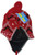 2-PK Peruvian RED Peru Winter Hat, Girls Boys, Ear Flaps, Warm Fleece Lined 14z