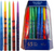45 DELUXE Tapered HANUKKAH Candles by Dreidel Company/MULTICOLOR RAINBOW BB 13zS