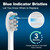 5pk Toothbrush Replacement Heads Compatible with WaterPik Sonic Fusion 2.0 12z