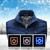 USB Electric Heated Jacket Vest 4 Zone Warm Up Heating Pad Cloth Body Warmer 18z