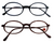 2-pk Genuine EyeMagine Precision Crafted Reading Glasses- Choose Color+Strength