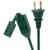 25ft Green 110v Longest Household Extension Cord w/ 3-Outlet Tap - Brand-New