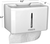 Ultimate Toilet Paper, Tissues, Paper Towels, Wipes WallMount Holder w/Shelf 16z