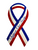 Support Our Troops Magnetic Red White & Blue Ribbon Car, Refrigerator Magnet /9z