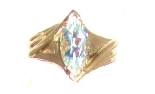 Vintage Aquamarine Marquise Cut Ring Vintage Aquamarine Marquise Cut Ring