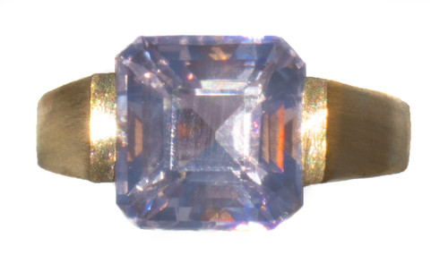 Purple Pearl Amethyst 18K Ring  Purple Pearl Amethyst 18K Ring