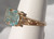 Vintage Blue Topaz Three Stone Ring Vintage Blue Topaz Three Stone Ring