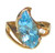 Vintage Fancy Cut Blue Topaz Ring Vintage Fancy Cut Blue Topaz Ring