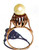 Antique c 1920 Pearl Designer Ring Antique c 1920 Pearl Designer Ring