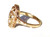 Vintage Diamond Heart Gold Ring