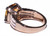 Golden Tourmaline and Diamond 18K Rose Gold Ring