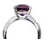 Violet Spinel & Diamond 18K Ring