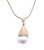 Large Natural South Sea Pearl & Diamond 18K Pendant with Chain