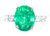 3.88 ct Natural Emerald and Diamond 18K Ring 3.88 ct Natural Emerald and Diamond 18K Ring