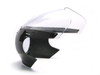 Black Cafe Racer Drag Racer Motorcycle Fairing | Clear Windshield | W/Hardware