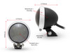 Motorcycle fender mount LED taillight or stop light