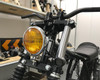 Motorbike Front LED Indicators with Driving Lights DRL - Integrated Bullet Style - CNC Billet Aluminium
