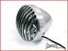 6.5" Polished chrome Aluminum Universal Prison Bar Headlight 1