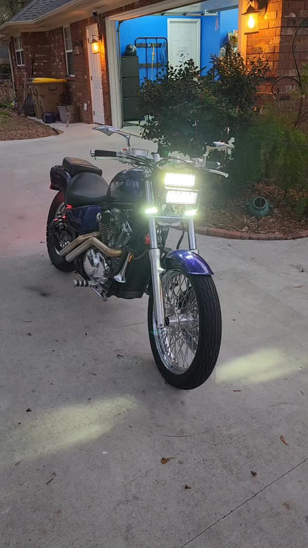 Motorcycle LED, H4 Headlight Upgrade