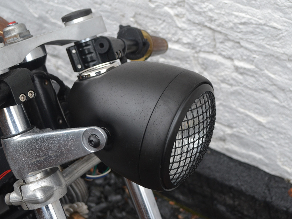 GPS Motorcycle headlight Vintage Teardrop Retro Classic speedometer