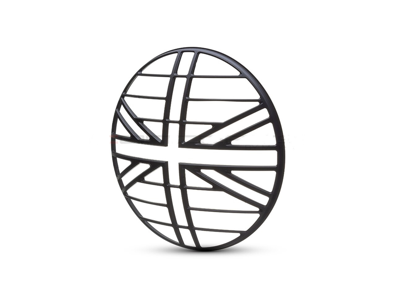 Motorcycle headlight guard cover Union Jack Grill Design 7