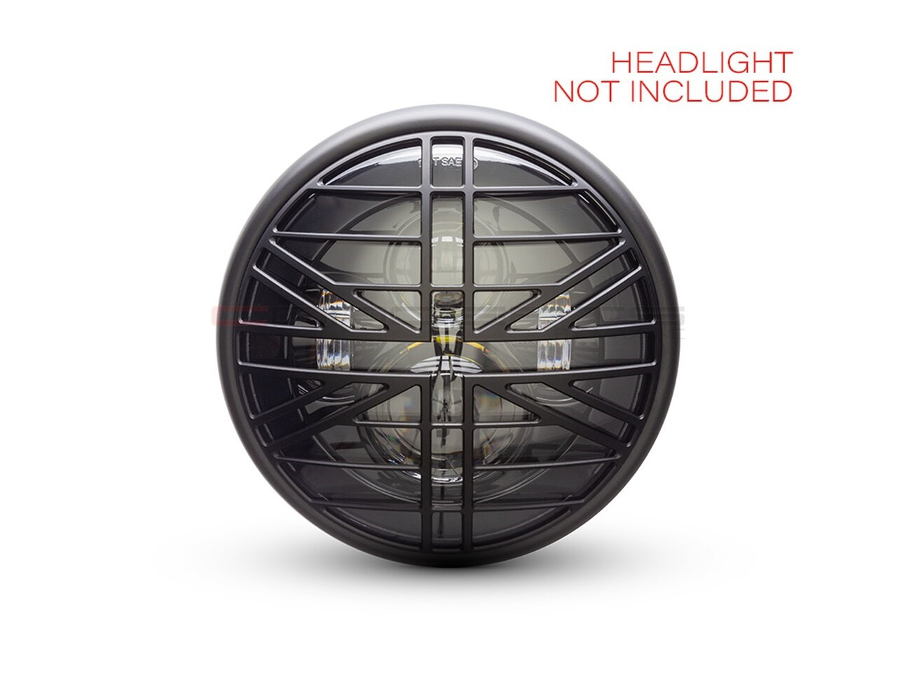 ヘッドライト ガード ユニオンジャック Motorcycle headlight guard cover Union Jack Grill Design 7