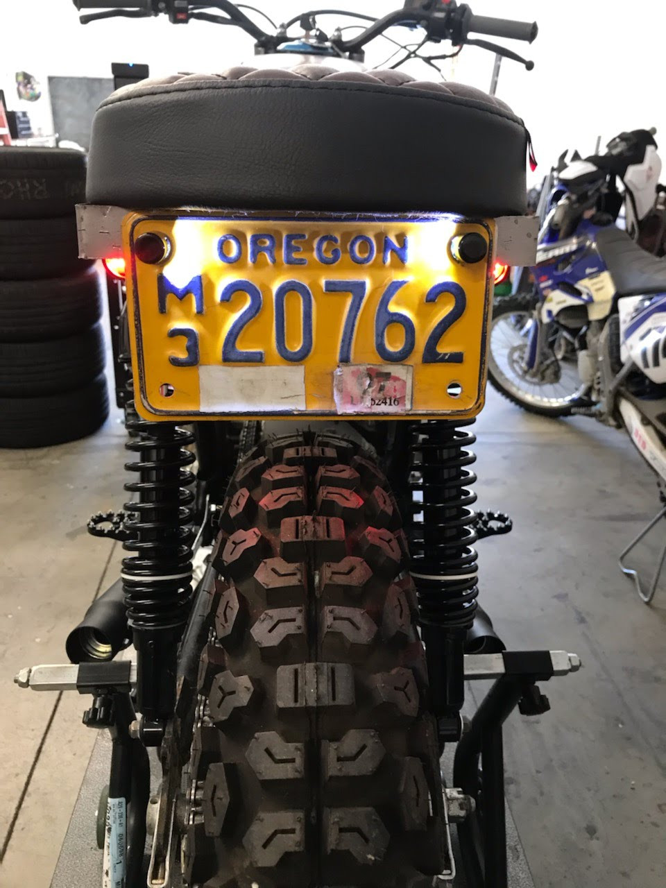 Motorcycle deals tag lights